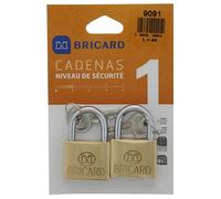 Bricard 9091 Jeu 2 Cadenas 40 mm s'entrouvrant