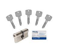 Bricard CYLINDRE A6, 30+30, NON DEBRAYABLE fourni avec 5 Clés, anti perçage et crochetage. Garantie 10 ans