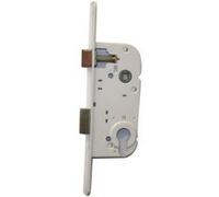 Bricard serrure a mortaiser coffre etroit + tetiere blanc Blanc G