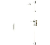 BRICARD Serrure Astral en applique verticale - 3 points - Tirant droit - Blanc