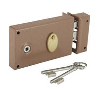 BRICARD Serrure en applique Horizontale 1901 - Droite