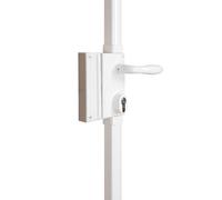 BRICARD Serrure en applique multipoints Astral 74722C, débrayable, blanc, sens gauche, fournie avec 5 clés