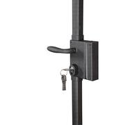 BRICARD Serrure en applique multipoints Astral 74725C, débrayable, anthracite, sens droit, fournie avec 5 clés