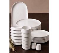 BRICARD Service Vaisselle Bellon 27pcs, Set De Table, Assiettes Service De Table 6 Personnes, Assiette Creuse, Bols&Plates, Vaisselle Et Arts De La Table, Assiette Porcelaine Micro-Onde/Lave-Vaisselle