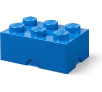 Brick 6 Boîte de rangement, bleu - LEGO