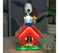 BrickBling Lampe compatible avec Lego Peanuts: Snoopy's Doghouse, éclairage LED compatible avec Lego 21368 - sauf modèle (version classique)