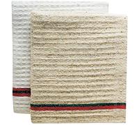 Brico-materiaux - Wassingue ou serpillière gaufrée écrue / ECRUE ORDINAIRE "TISSAGE DE BEAULIEU" - 60 x 100 cm