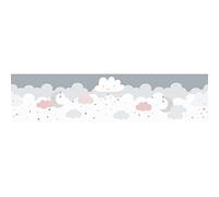BRICOFLOR Frise tapisserie Lovely Kids pour enfant Frise tapisserie ciel étoilé Frise tapisserie parfaite pour une chambre de bébé
