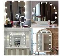 Bricolage 10led dimmable miroir vanité lumières kit ampoules pour le maquillage hollywood mirror shui 33 G