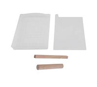 Bricolage Nougat moule ensemble plateau moule en bois rouleau à pâtisserie antiadhésif faisant tapis pour faire Nougat bonbons outil kit d'accessoires