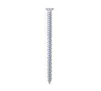Bricoleva.it Lot de 100 Vis d'Ancrage Direct pour Béton, Murales Sans Cheville, Empreinte Torx. Turbo pour Ciment - TPS Tête Fraisée 7,5 x 120 mm