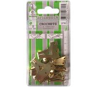 BRICOPACK - Crochet à tableau assortiment 10 pcs blister