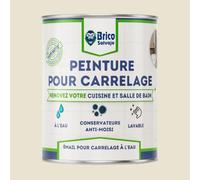 Peinture carrelage cuisine et salle de bain - BRICOSALVAJE - Blanc Nacre - Mat - 750ml