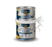 BRICOSALVAJE Peinture pour baignoires et receveurs de douche en polyuréthane | 750 ml (600+150 ml) | Finition céramique satinée | Deux composants | Imperméable et résistante (Brouillard d'hiver)