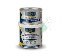 BRICOSALVAJE Peinture pour receveurs de douche et baignoires, Finition MAT, Kit 150 ml (composant B) + 600 ml (composant A) - Séchage rapide, grande dureté et résistance premium (Eucalyptus doux)