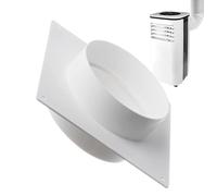 Bride de raccord de conduit Adaptateur fileté mural | Bride murale évacuation sèche-linge Pour tuyau d'échappement enfichable système ventilateur HVAC système refroidissement