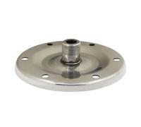Bride de rechange à membrane pour vase d'expansion réservoir pression à vessie surpresseur cuve pour surpression domestique (153X25mm Acier inoxydable)