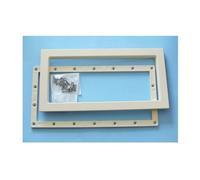 Bride de skimmer sable avec enjoliveur et vis 4402010027 - Astralpool