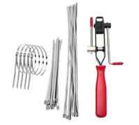 Bride de soufflet d'arbre CV remplacement acier inoxydable | Kit collier à sertir pour soufflet cardan pour mécaniciens, propriétaires auto, garagistes, amateurs de voitures, passionnés