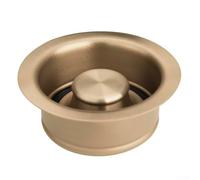 Bride de vidange d'évier de cuisine en acier inoxydable doré 8,9 cm | Finition dorée de luxe, corps en acier inoxydable, résiste à l'écaillage, s'adapte aux canalisations de 8,9 cm