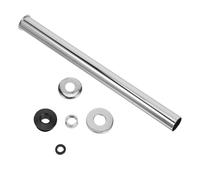 Bride D'étanchéité D'urinoir avec Anneau de Joint Étanche et Extension | Accessoires pour Installation D'urinoir, Finition Élégante Argentée, Kit Complet avec Cache Décoratif et Joint en Caoutchouc
