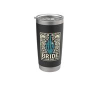 Bride Or Die Retro Halloween Bachelorette Assorti Hen Do Gobelet isotherme en acier inoxydable double paroi