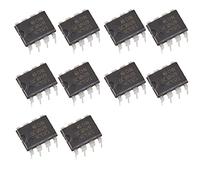 Bridgold 10pcs UC3842B UC3842 Contrôleur de Mode Courant PWM Haute Performance 1A 8-Pin PDIP