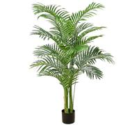 Briful Palmier areca artificiel - 15 troncs - Plante artificielle- Dypse tropicale - Lutescens - En pot - Pour intérieur et extérieur - Décoration de maison