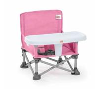 Bright Starts – Rehausseur portable Pop 'N Sit – Tablette repas – Rose – 6 mois à 3 ans