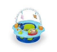 Bright Starts, Disney Baby Siège Le Monde de Nemo SuperSeat - Siège de Bébé 3-en-1 pour Jeux et Repas, pour Enfants de 4 Mois à 4 Ans, Bleu