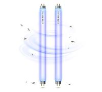 BrightArk 10W Ampoule de Rechange Pour Lampe Tue Mouche - T8 F10W BL Anti Moustique, Tube UV de 13in Pour Insecte 20W (2 Pièces)