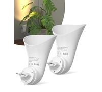 BrightArk GU10 Applique Murale avec Prise Plug in Spot Luminaires Muraux d'intérieur pour le Salon -Lot de 2 (Ampoule non incluse)