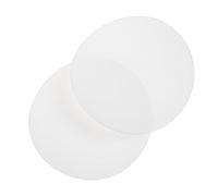 BRIGHTFUFU 2 Pièces Diffuseur de Plafonnier Rond Beige en PVC | Éclairage Uniforme, Installation Facile, Compatibilité, Style Minimaliste Moderne, pour Chambre et Cafés