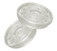 BRIGHTFUFU 2 Pièces Embout Antidérapant Transparent pour Barre de Traction | Caoutchouc, Installation Facile, Protège le Cadre Intérieur, Usage Maison et Salle, Lot de Deux