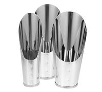 BRIGHTFUFU 3pcs Coupe à bonsaï en Acier Inoxydable, Pelle à Terre Argent, Pelle à Pot résistante à la Rouille pour Plantes de Jardin et terreau, Lot de 3