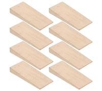 BRIGHTFUFU 8 Pièces Cales en Bois Beige pour Poignée de Hache et Masse, Légères et Portables, Renforcement de Manche D'outil, Adaptées pour Usage la Maison et Randonnée