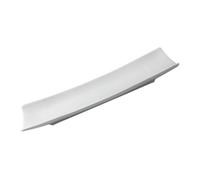 BRIGHTFUFU Céramique Assiette de Poisson Blanche Créative pour Sushi | Service Élégant, Surface Lisse et Finition Polie, Usage Buffet ou Maison, pour Poisson et Bâtonnets