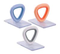 BRIGHTFUFU Couvercle de Toilette Rehausseur de Siège de Toilette Poignée de Levage en Plastique Facile à Nettoyer Pack de 3 Pièces Pratique Maison