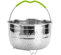 BRIGHTFUFU Panier Passoire Ménager à Filtre en Acier Inoxydable Poignée, Panier Vapeur en Métal Résistant Déformation, pour Légumes et Friture, Cuisson Vapeur Cuisine Couleur Aléatoire