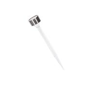Brightium B1077993 Lumière solaire LED ambiante en acier inoxydable avec écran intégré 6500 K pour éclairer la pelouse et les jardins, Unité