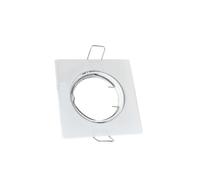 Brightium B1183826 Anneau basculant carré blanc, idéal pour supporter des structures et faciliter l'installation dans des espaces restreints, Image