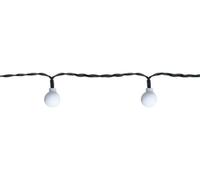 Brightium Guirlande LED mini boule 20 m, 3,6 W, lumière chaude, idéale pour la décoration et l'ambiance en intérieur et en extérieur.