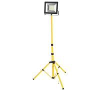 Brightium Projecteur LED avec trépied de 5 m, 1 x 20 W froid, idéal pour l'éclairage extérieur et les événements.