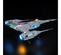 BRIKSMAX Kit d'éclairage 2.0 compatible avec Lego Star Wars The Mandalorian's N-1 Starfighter 75442 - Kits d'éclairage LED originaux (accessoires uniquement) pour affichage, cadeaux et collectionneurs