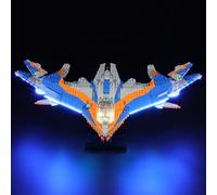 BRIKSMAX Kit d'éclairage 2.0 pour Les Gardiens de la Galaxie : The Milano - Éclairage LED innovant compatible avec Lego Marvel 76286 - Kit non inclus