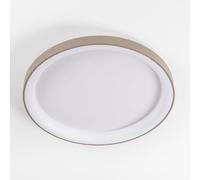 BRILAGI Plafonnier LED à intensité variable Falcon II LED/108 W/230 V blanc/beige + télécommande