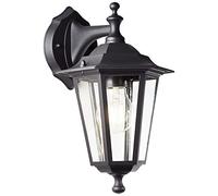 Brillant | Applique murale d'extérieur Carleen noire suspendue | 1x A60, E27, 60W, adapté aux lampes normales (non incluses)
