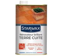 Brillant haute protection tomettes et terres cuites - STARWAX - 1L - Protège usure/taches - Brillant permanent