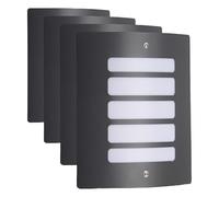 Brilliant 47682/63 Todd Applique Extérieure E27 60 W, Silver (Lot de 4)