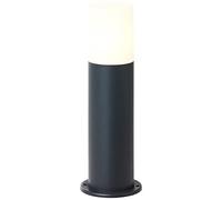 Brilliant Aberdeen lampadaire d'extérieur 30cm anthracite, acier inoxydable/plastique, 1x QA60, E27, 28 W